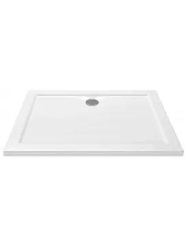Low rectangular shower tray - PRESTON 110x80 cm