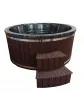 Wooden hot tub, garden jacuzzi, heated, Russian hot tub, hot barrel - 200 cm