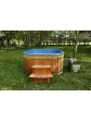 Garden hot tub with jacuzzi, year-round hydromassage, bathtub arrangement - 180 cm