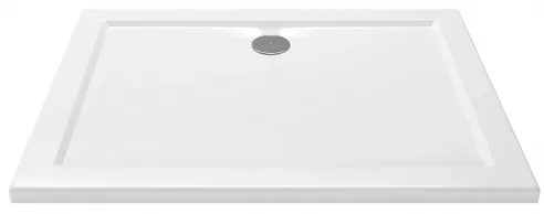 Low rectangular shower tray - PRESTON 100x80 cm