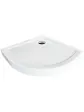 Corner shower tray 80x80 cm high, Polish acrylic - Essente