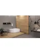 Corner bathtub with hydromassage, home spa massage, 150 cm - Mila model, arrangement