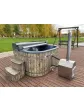 Jacuzzi ogrodowe całoroczne balia drewniana ogrodowa ruska bania ogrodowe spa - 180 cm