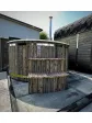 Wood-fired garden jacuzzi, garden spa hydromassage - 200 cm