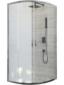 Semicircular shower cabin 90x90 cm - Friss