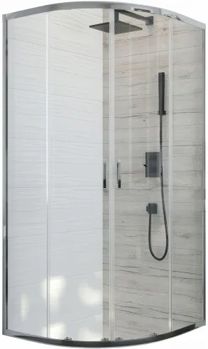 Semicircular shower cabin 90x90 cm - Friss