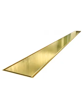 Odpływ liniowy niski złoty - 60 cm