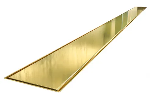 Linear drain low gold - 60 cm