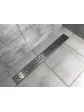 Linear shower drain, arrow cover, 110 cm, arrangement