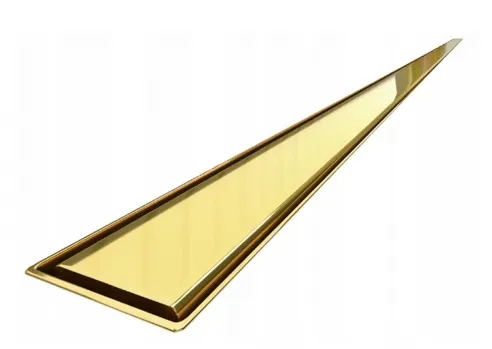 Odpływ liniowy niski gold - 70 cm