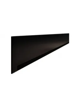 Black wall linear drain - 60 cm