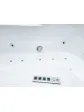 Corner bathtub with water and air hydromassage 150x105