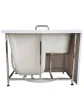 Walk-in bathtub with opening door - MEDICA 100x70 - 4