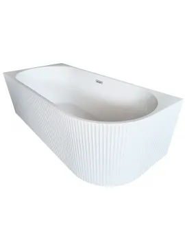 Free-standing corner bathtub on the wall - 150x75 cm IMOLA