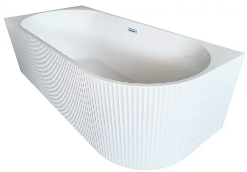 Free-standing corner bathtub on the wall - 150x75 cm IMOLA