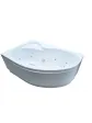 Whirlpool bathtub with enclosure 150x105