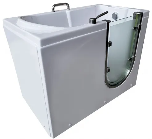 Walk-in bathtub with opening door - MEDICA 100x70