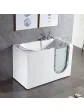 Walk-in bathtub with opening door - MEDICA 100x70 - 9